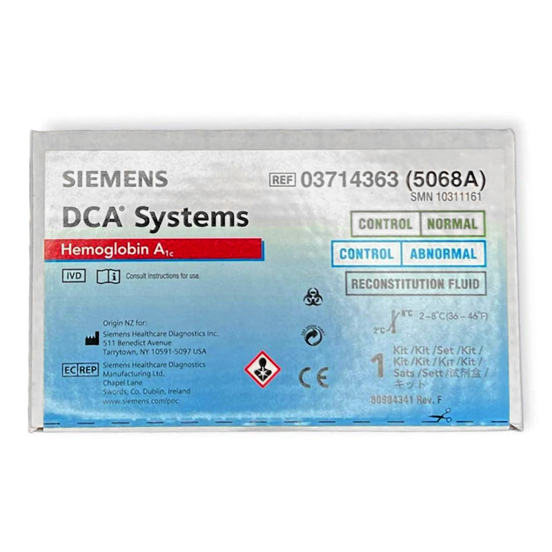 Dca 2000 Hemoglobin A1C Control Solution Kit, Sold As 4/Case Siemens 10311161