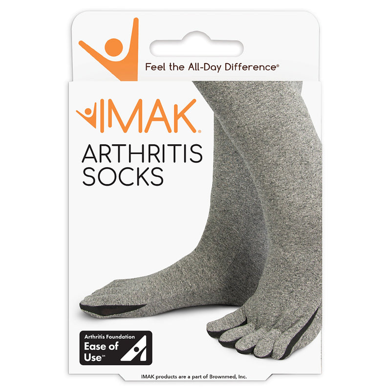 Imak® Compression Arthritis Socks, Medium, Sold As 1/Each Brownmed A20191