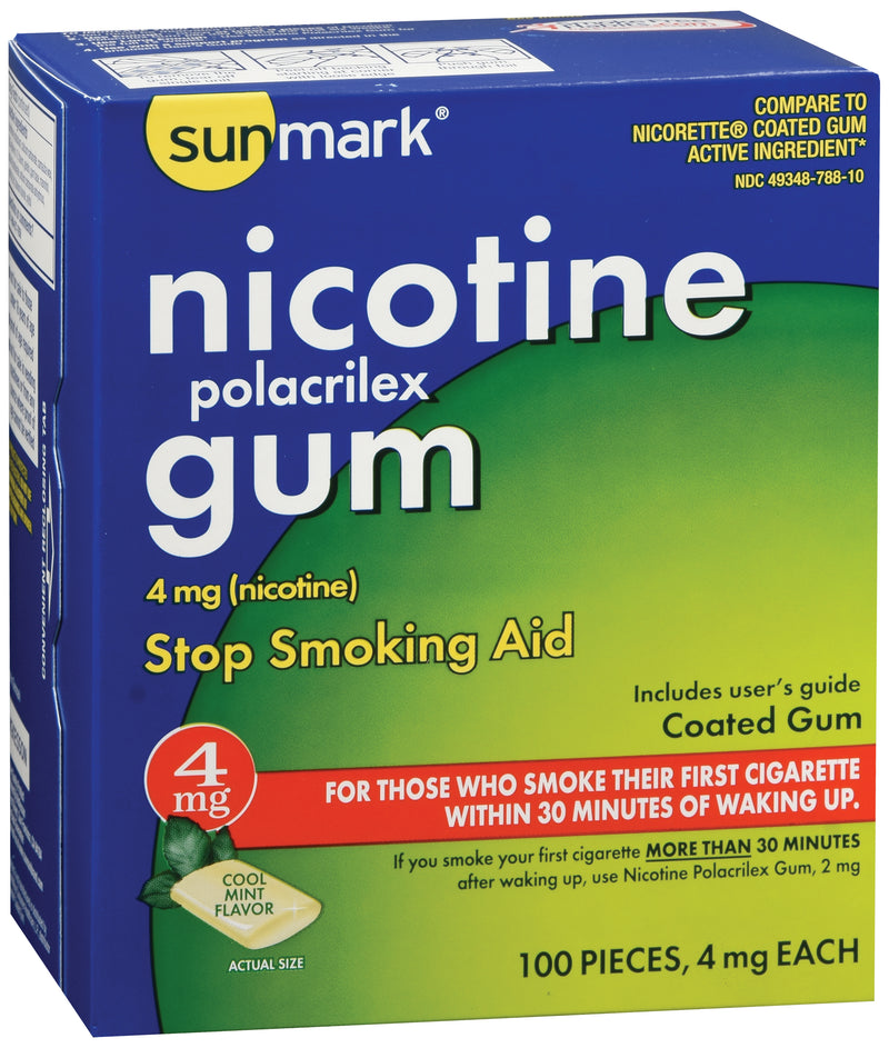 Nicotine, Gum 4Mg Mint (100/Bx), Sold As 100/Box Perrigo 49348078810