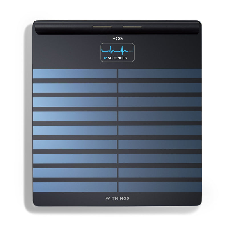 Withings Body Scan Wifi Smart Scale, Black, Sold As 1/Each Withings Wbs08-Black-All-Inter