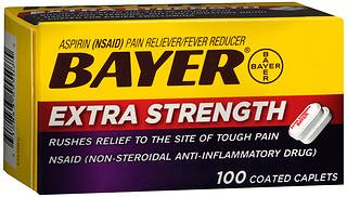 Bayer® Extra Strength Aspirin Pain Relief, Sold As 100/Box Bayer 31284355507