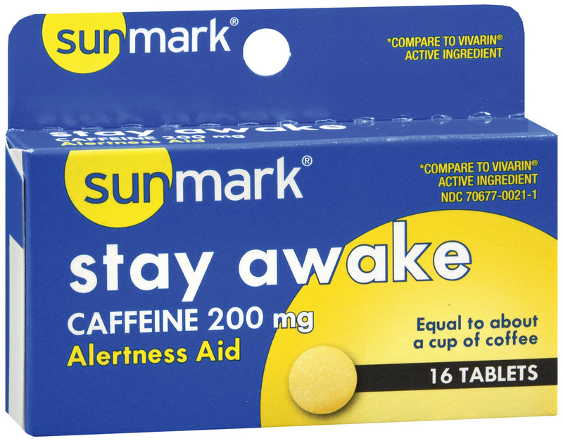 Sunmark® Stay Awake Alertness Aid, Sold As 1/Box Mckesson 70677002101