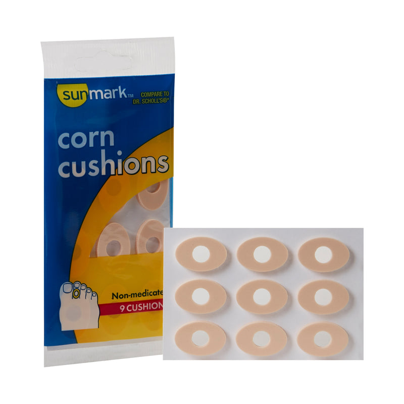 Sunmark® Pad Corn Cushion, One Size Fits Most, Sold As 9/Pack Mckesson 01093903533