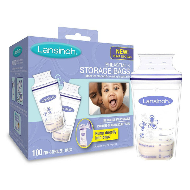 Bag, Breast Milk Storage 6Oz 100Ct (2/Bx 6Bx/Cs), Sold As 1/Pack Emerson 20473