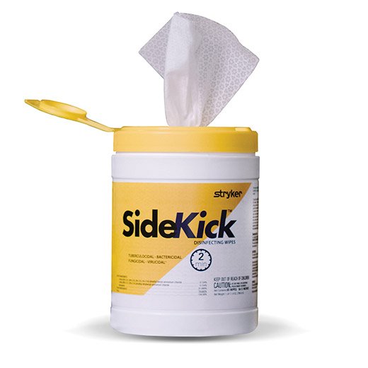Wipe, Disinfecting Sidekick Std (100/Ct 12Ct/Cs), Sold As 12/Case Stryker 2060000001