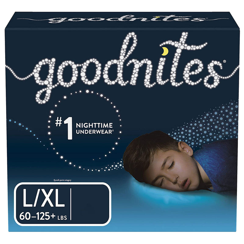 Goodnites® Night Time Underwear For Boys, X-Large, Sold As 28/Case Kimberly 53378