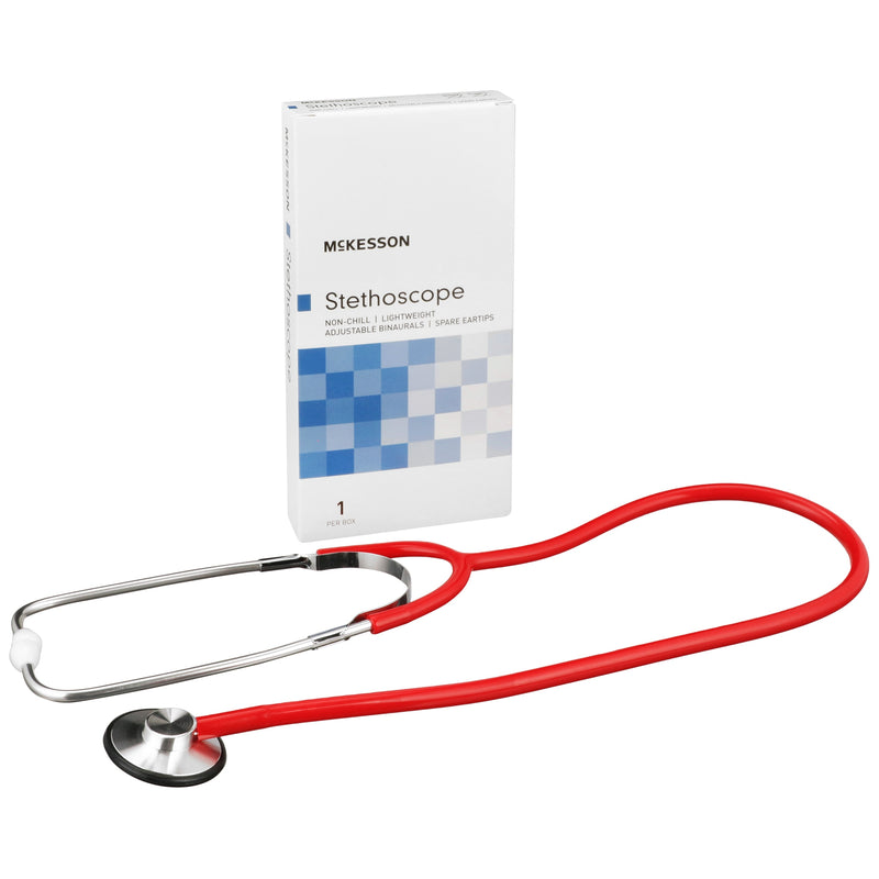 Mckesson Classic Stethoscope, Red, Sold As 1/Each Mckesson 01-660Rgm