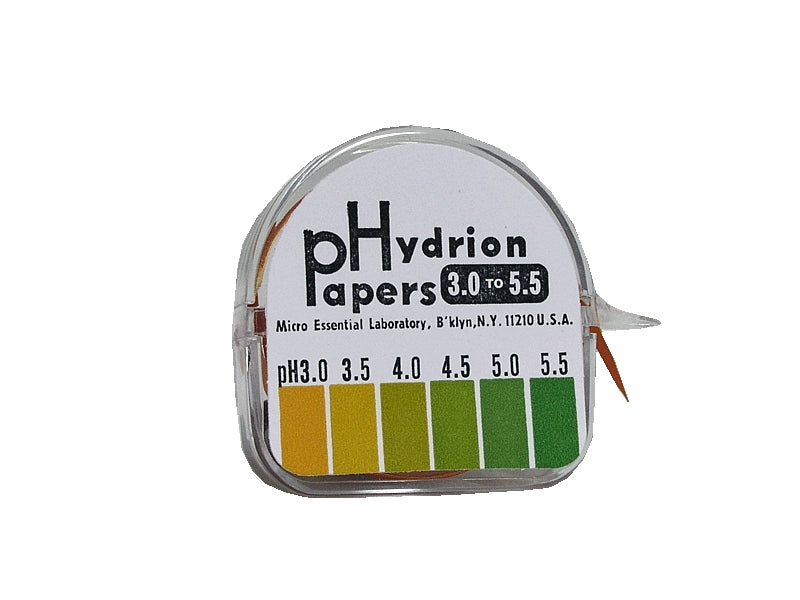 Hydrion™ Ph Paper In Dispenser, 3.0 To 5.5, Sold As 1/Each Fisher Mes325
