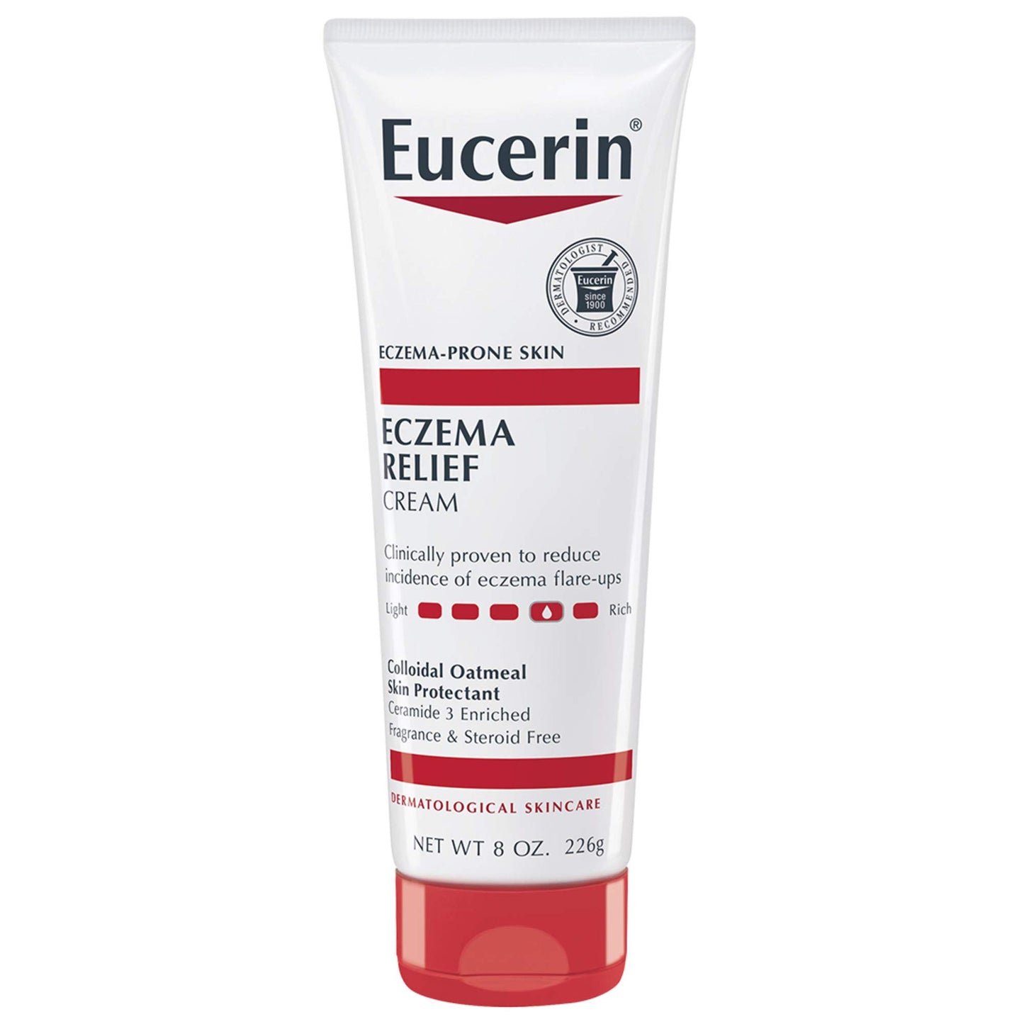 Eucerin Eczema Relief Cream, 8 Oz., Sold As 1/Each Beiersdorf 05805101392