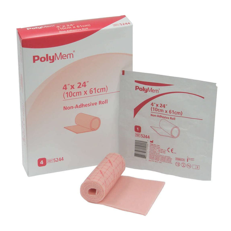 Polymem® Nonadhesive Without Border Foam Dressing, 4 X 24 Inch, Sold As 8/Case Ferris 5244