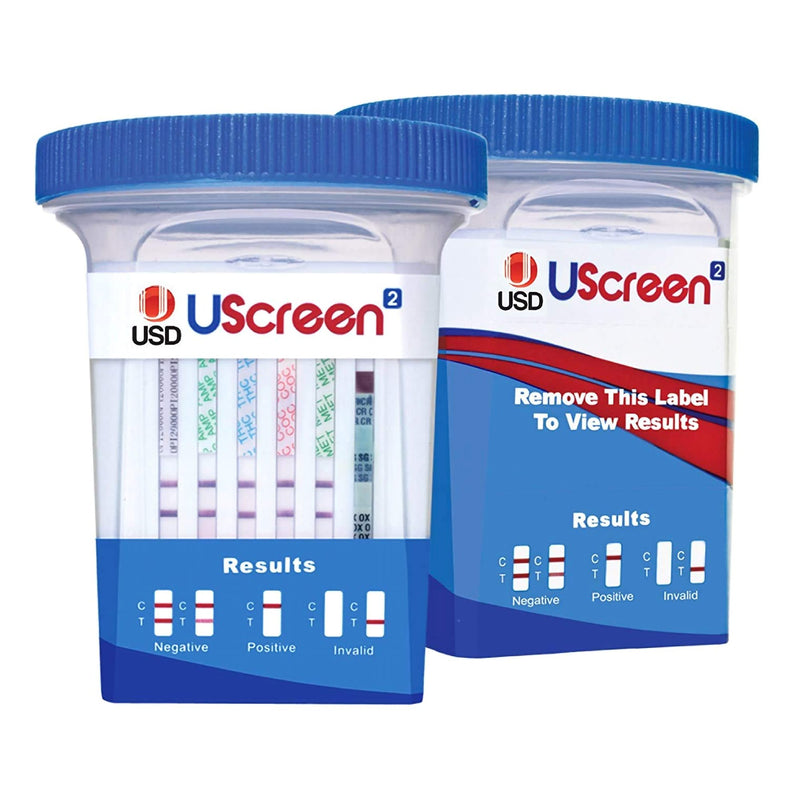 DRUGS OF ABUSE TEST USCREEN²® 12-DRUG PANEL WITH ADULTERANTS AMP, BAR, BUP, BZO, COC, MAMP MET, MDMA, MOP, SOLD AS 25/BOX, ABBOTT USSCUPA-12BUP300