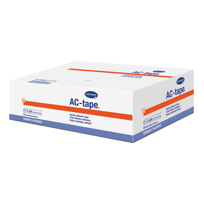 Ac-Tape® Cotton Elastic Tape, 2 Inch X 5 Yard, Tan, Sold As 72/Case Hartmann 64200000