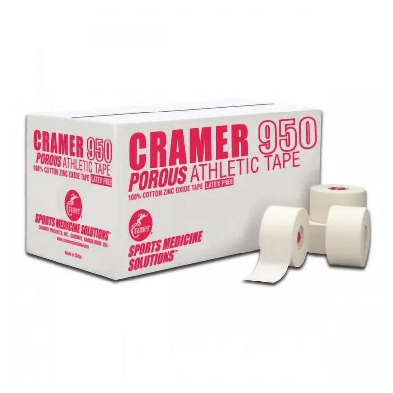 Cramer® 950 Cotton Athletic Tape, 1-1/2 Inch X 15 Yard, White, Sold As 32/Case Patterson 280950