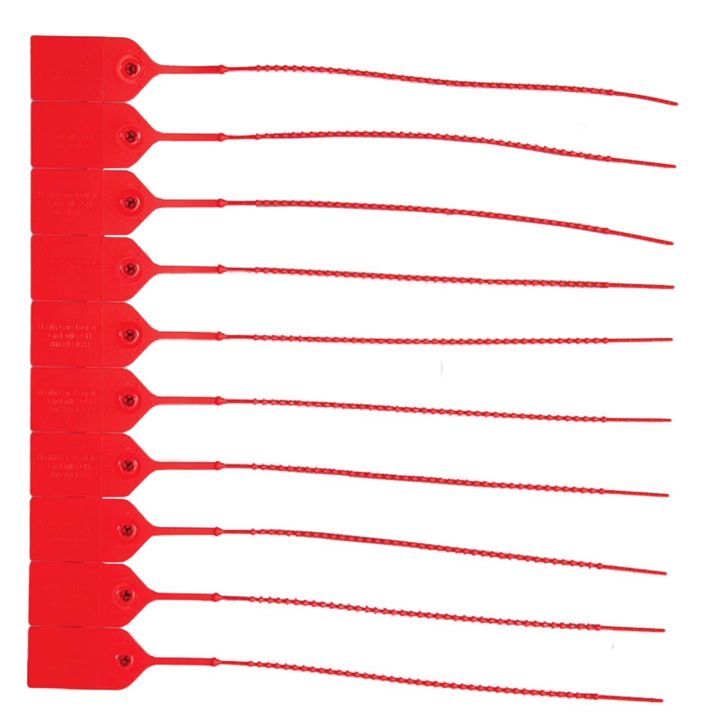 Health Care Logistics Red Pull-Tight Seal, Unnumbered, 9-Inch, Sold As 100/Each Health 7821