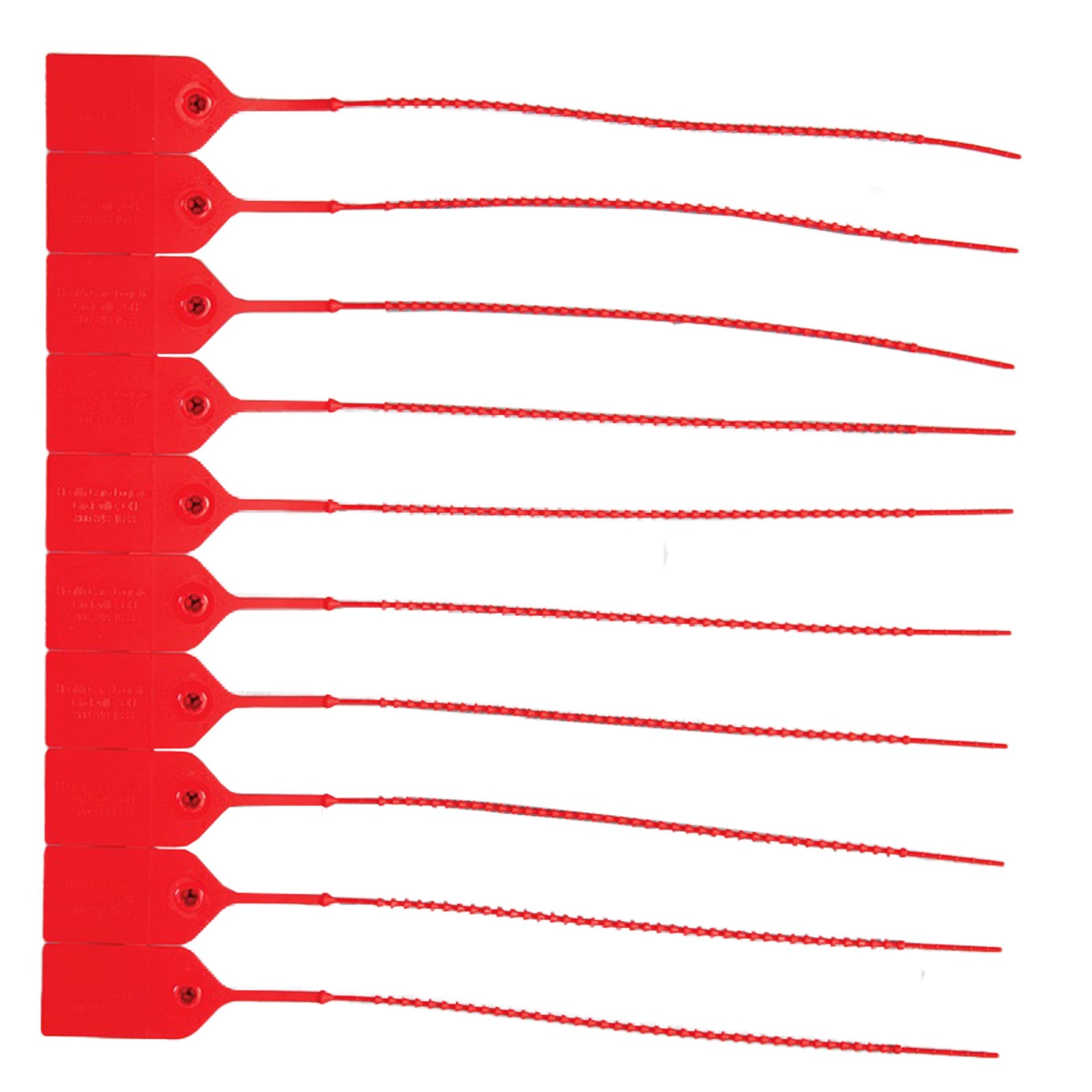 Health Care Logistics Red Pull-Tight Seal, Unnumbered, 9-Inch, Sold As 100/Each Health 7821