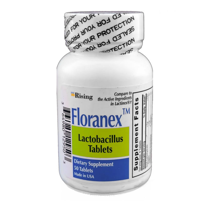 Floranex™ Lactobacillus Tablets Probiotic Dietary Supplement, Sold As 50/Carton Rising 64980012950