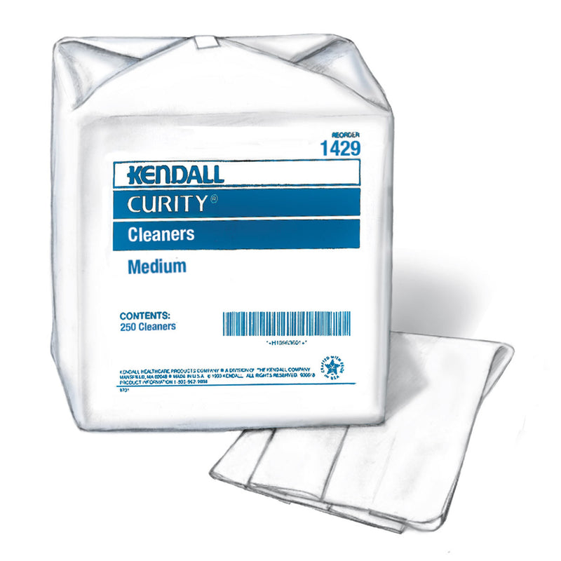 Curity™ Nonwoven White Washcloth, 7-1/2 X 13-1/2 Inch, Sold As 250/Bag Cardinal 1429