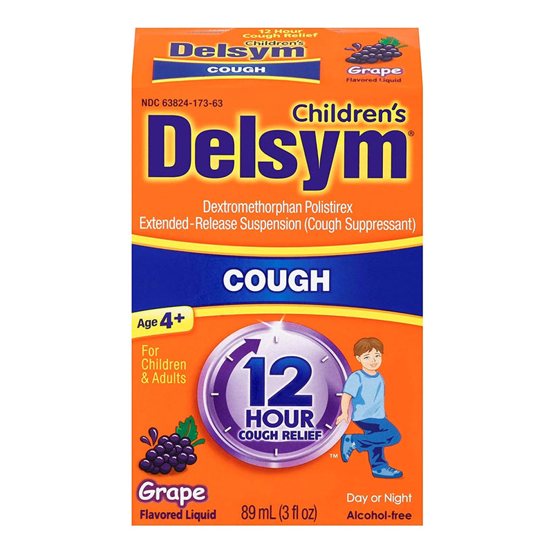 Delsym® Dextromethorphan Hbr Cold And Cough Relief, Sold As 1/Each Reckitt 63824017263