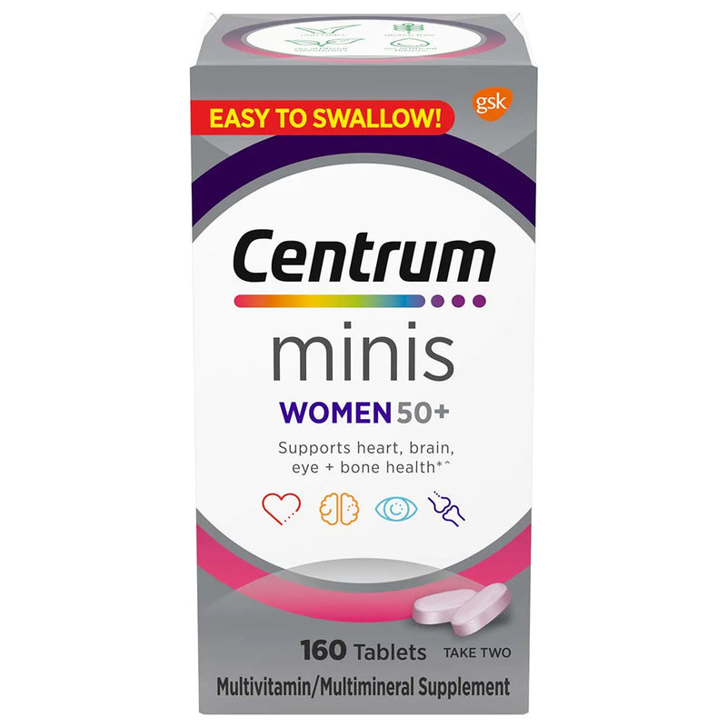 Centrum Minis Women 50+ Multivitamin/Multimineral Supplement Tablet, Sold As 1/Bottle Glaxo 30573478199