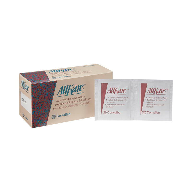 Allkare® Adhesive Remover Wipes, 1-1/8 X 2-3/4 Inch, Sold As 50/Box Convatec 037436