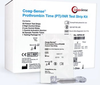 Coag-Sense Professional Coagulation Test Kit For Use With Coag-Sense Pt2 Pt / Inr Professional Meter Only, Sold As 1/Kit Coagusense 03P57-50