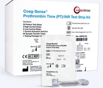Coag-Sense® Professional Coagulation Test Kit For Use With Coag-Sense Pt2 Pt / Inr Professional Meter Only, Sold As 1/Kit Coagusense 03P57-50