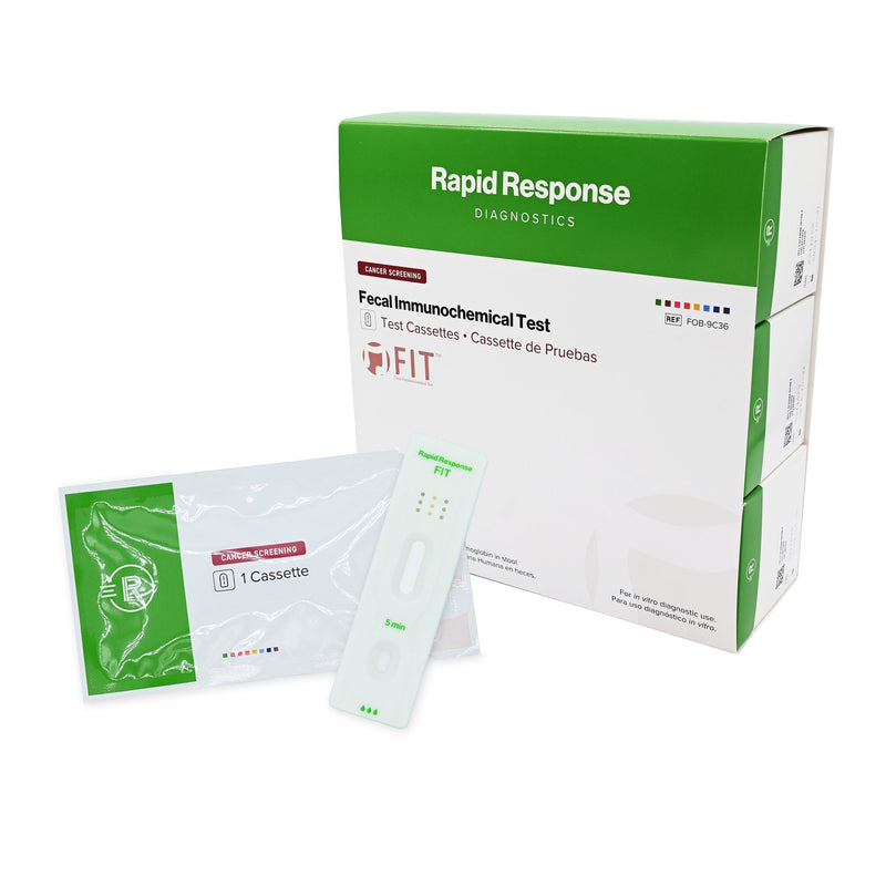 Rapid Response™ Fecal Occult Blood (Ifob Or Fit) Colorectal Cancer Screening Test Kit, Sold As 36/Box Btnx Fob-9C36