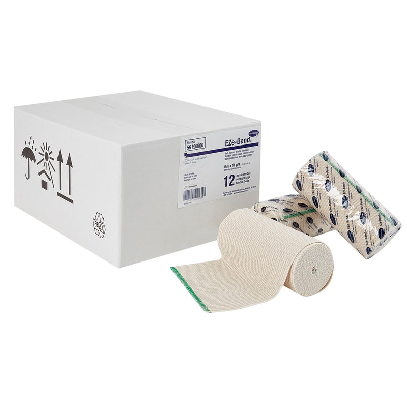 Eze-Band® Lf Double Hook And Loop Closure Elastic Bandage, 6 Inch X 11 Yard, Sold As 24/Case Hartmann 59190000