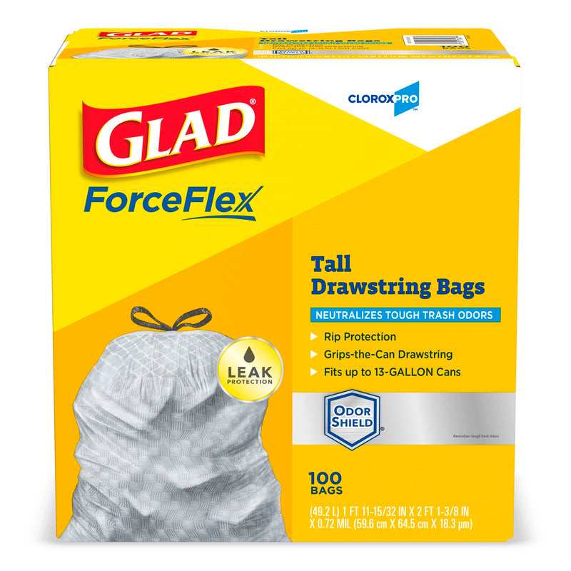 Glad® Forceflex™ Trash Bag, Sold As 100/Case The 70427