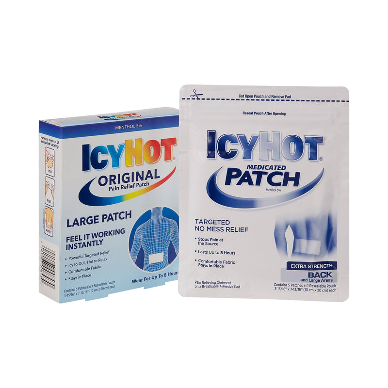 Icy Hot® Original Pain Relief Patches, Large, Sold As 1/Pack Chattem 41167004843