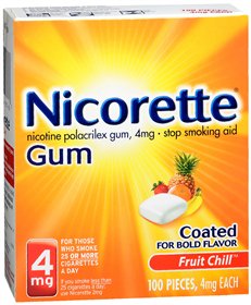 Nicorette, Gumfruit Chill 4Mg (100/Bx) 9Glaxo, Sold As 1/Box Glaxo 30766785760
