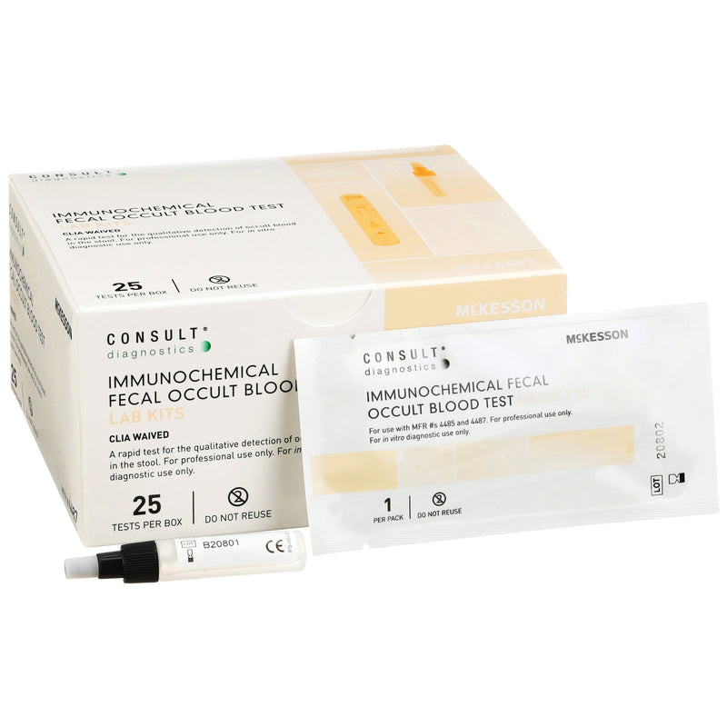 Consult™ Fecal Occult Blood (Ifob Or Fit) Colorectal Cancer Screening Test Kit, Sold As 25/Box Mckesson 4487
