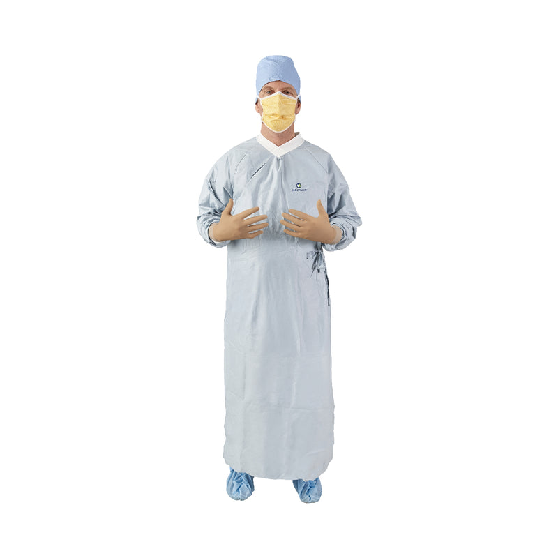 Aero Chrome Surgical Gown With Towel, Large, Sold As 1/Each O&M 44673