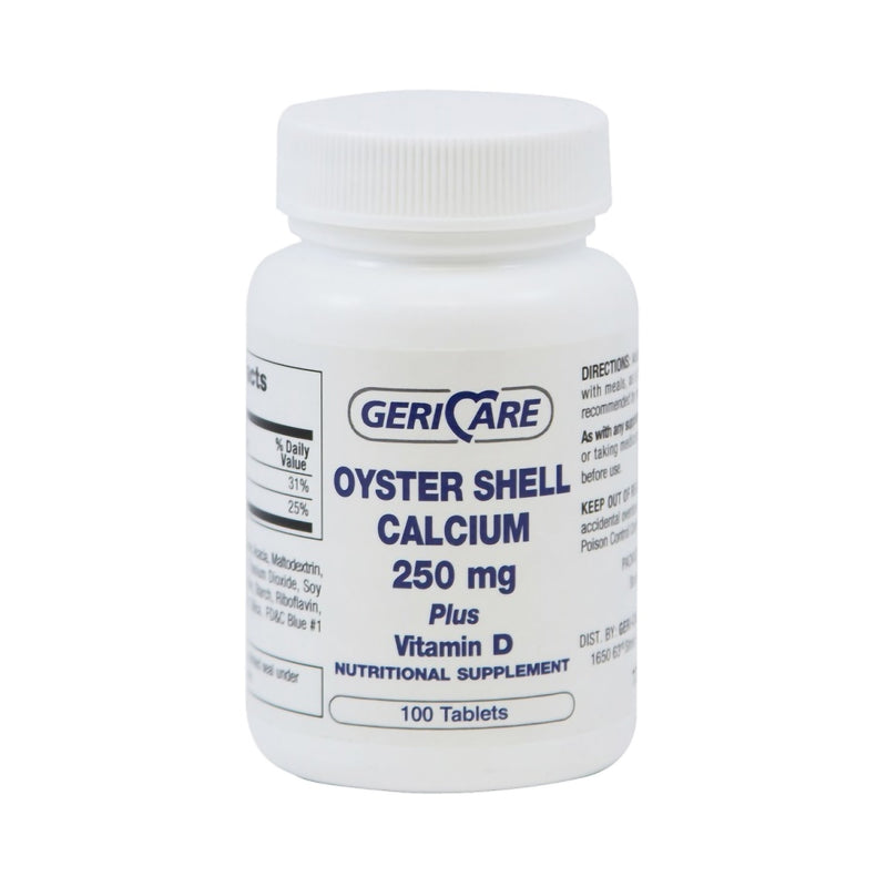 Geri-Care® Oyster Shell Calcium Plus Vitamin D Joint Health Supplement, Sold As 12/Case Geri-Care 731-01-Gcp