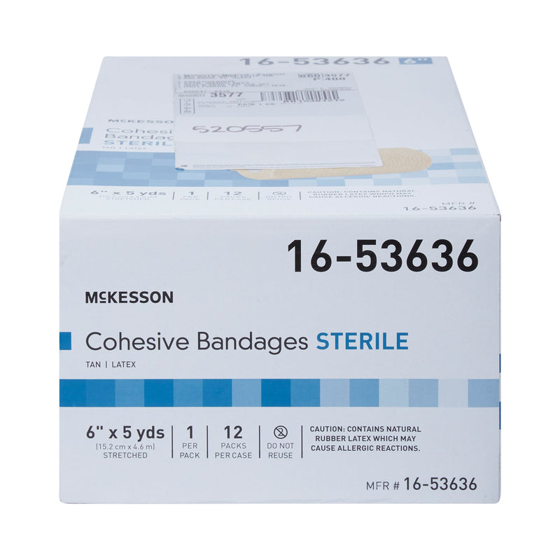 Mckesson Self-Adherent Closure Cohesive Bandage, 6 Inch X 5 Yard, Sold As 1/Each Mckesson 16-53636