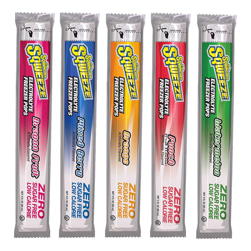 Sqwincher® Zero Assorted Flavors Electrolyte Replenishment Freezer Pop, Sold As 150/Case Kent 159200231