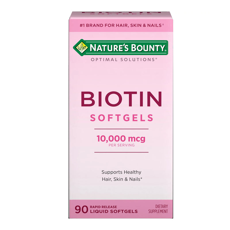 Biotin, Cap Sgel Natures Bounty 10000Mcg (90/Bt), Sold As 1/Bottle Us 07431258865
