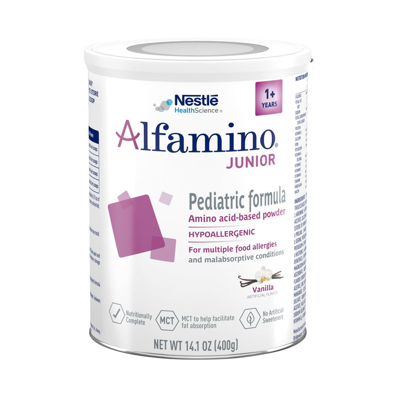 Alfamino® Junior Vanilla Amino Acid Based Pediatric Oral Supplement / Tube Feeding Formula, 14.1 Oz. Can Powder, Sold As 1/Each Nestle 1328710607