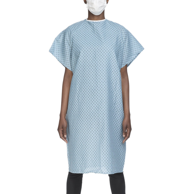 Lew Jan Textile Patient Exam Gown, Sold As 12/Dozen Lew V61-0100Pt