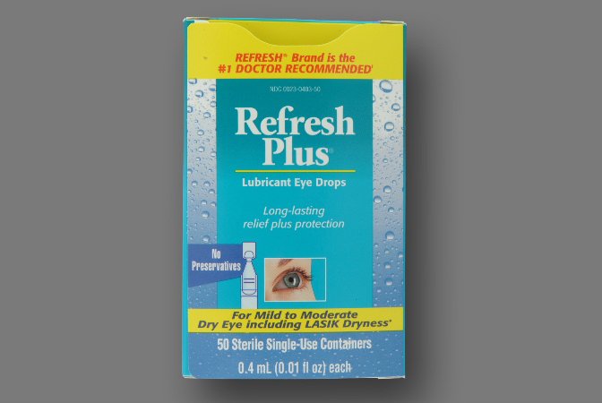 Refresh Plus® Eye Lubricant, Sold As 50/Carton Allergan 00023040350