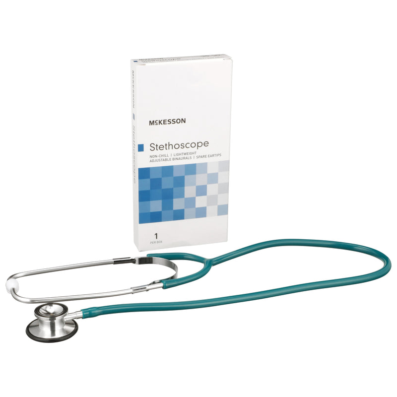 Mckesson Classic Dual Head Stethoscope, Teal, Sold As 1/Each Mckesson 01-670Tlgm