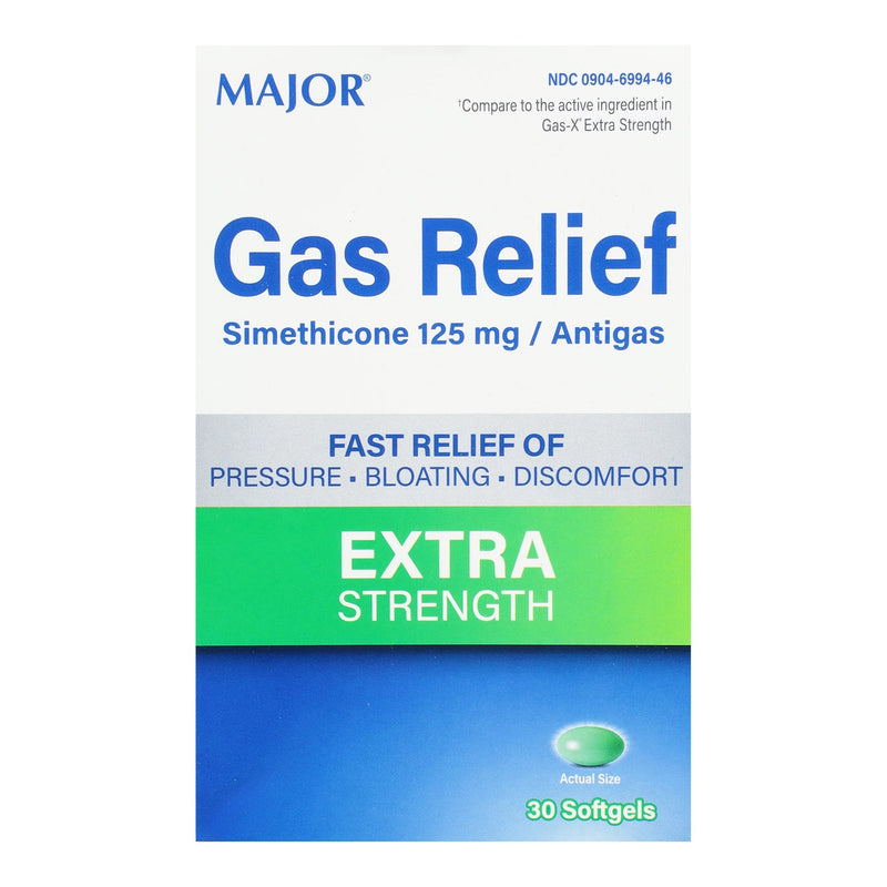 Major Simethicone Gas Relief, Sold As 30/Carton Major 00904699446