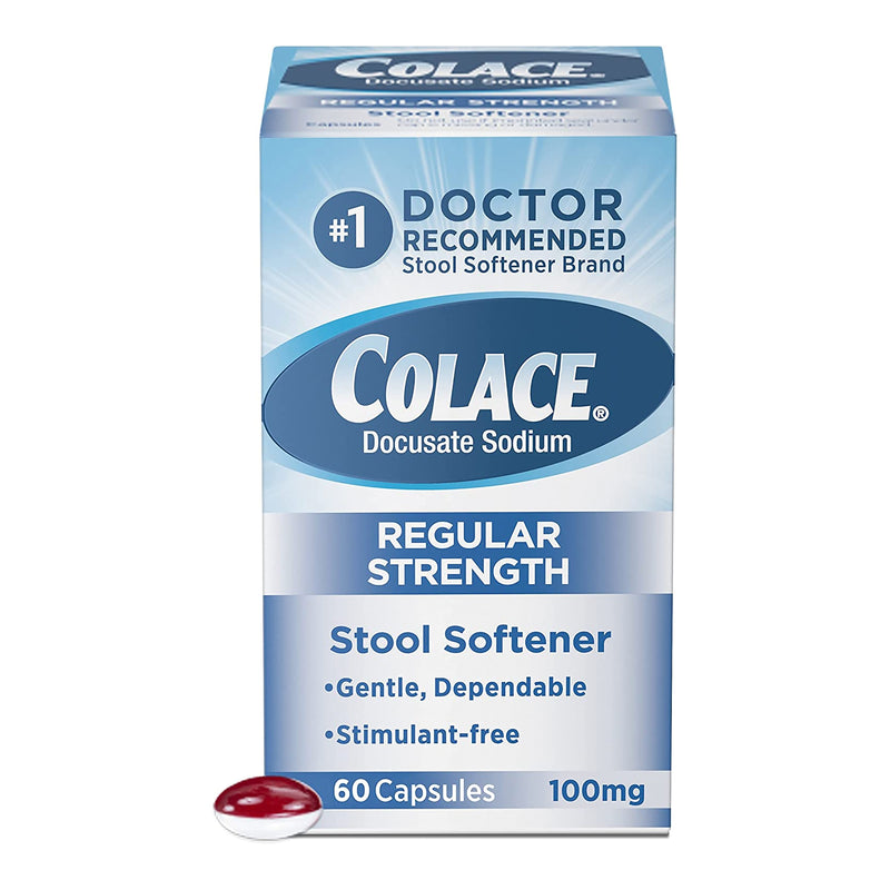 Colace® Docusate Sodium Stool Softener, Sold As 1/Each Purdue 67618010160