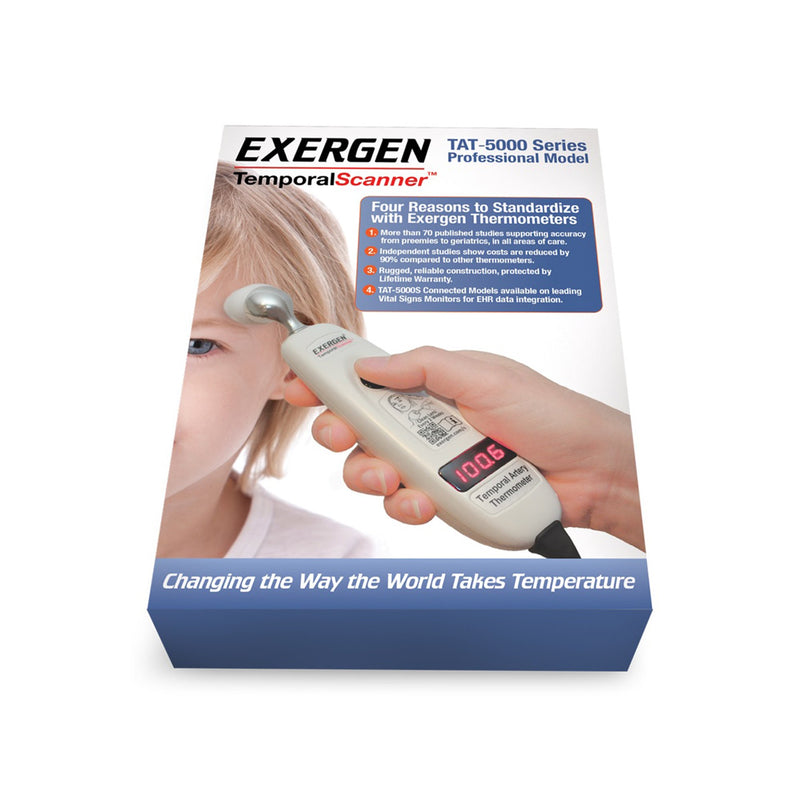 Temporalscanner™ Contact Thermometer, Sold As 1/Each Exergen 124275