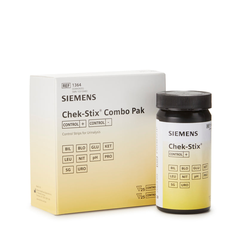 Chek-Stix™ Urinalysis Test Strips, Combo Pack, Sold As 6/Case Siemens 10310483