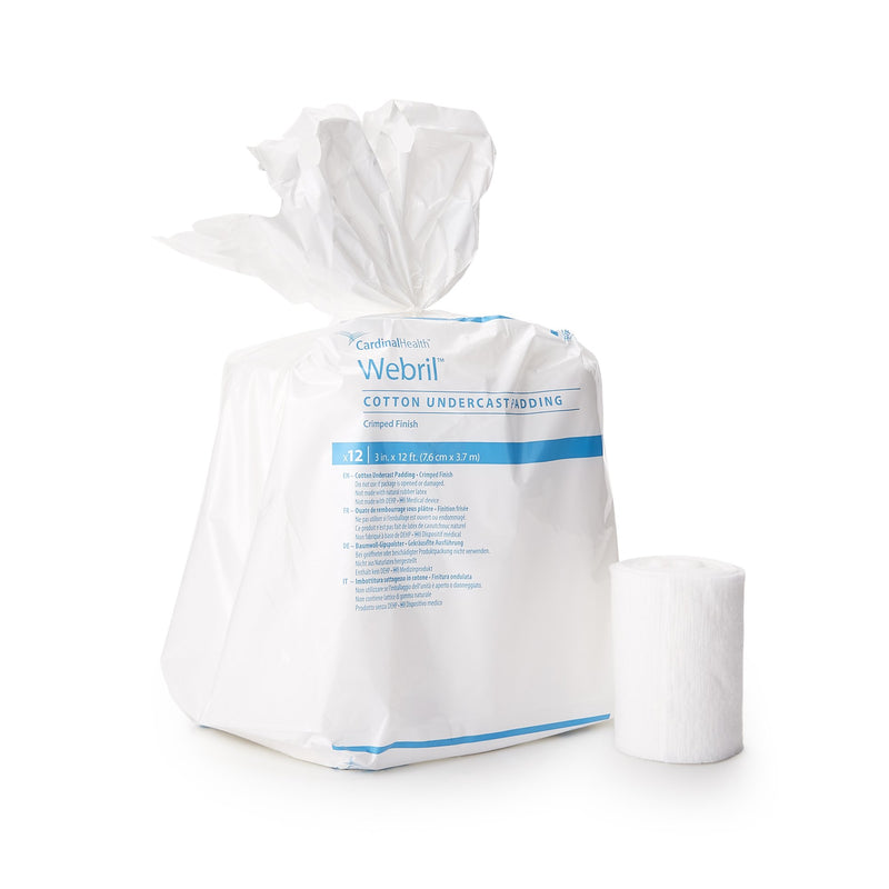 Webril Undercast Cotton Cast Padding, Nonsterile, 6 Inch X 4 Yard, Sold As 1/Roll Cardinal 3489