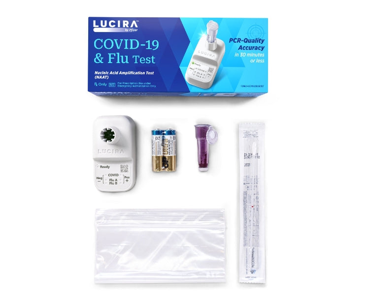 Test Kit, Lucira Covid/Flu Molecular Disp Sngl Use (1Test), Sold As 1/Each Pfizer 00069970131