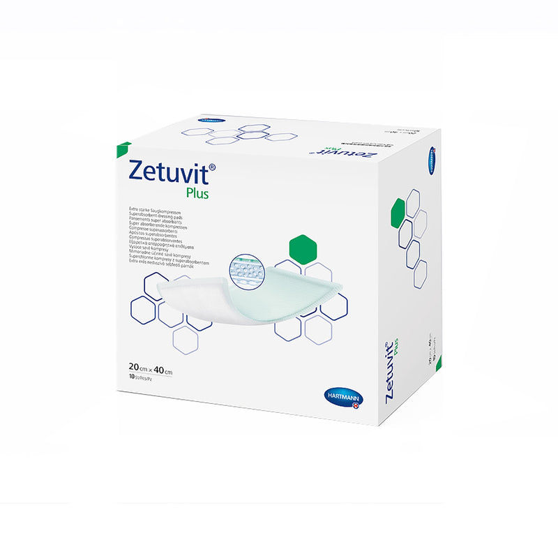 Zetuvit® Plus Sterile Superabsorbent Dressing, 8 X 16 Inch, Sold As 1/Each Hartmann 413715