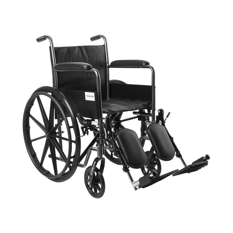 Mckesson Wheelchair, 18 Inch Seat Width, Sold As 1/Each Mckesson 146-Ssp218Fa-Elr