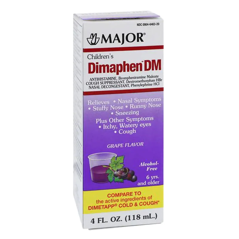 Children'S Dimaphen™ Dm Children'S Cold And Cough Relief, Sold As 1/Each Major 00904646320